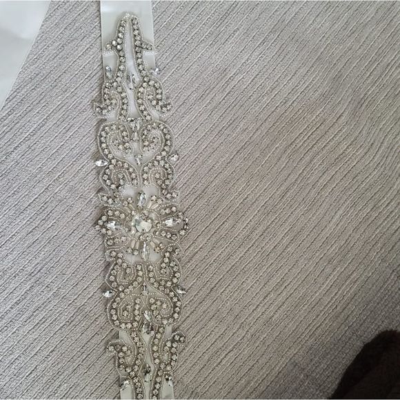Hot Real Bridal Belts Wedding Belt Beaded Crystals - Picture 2 of 5